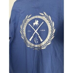 Caesar Guerini Branded Double Sided T-Shirt Tee LARGE Hunting Sportsman Firearms